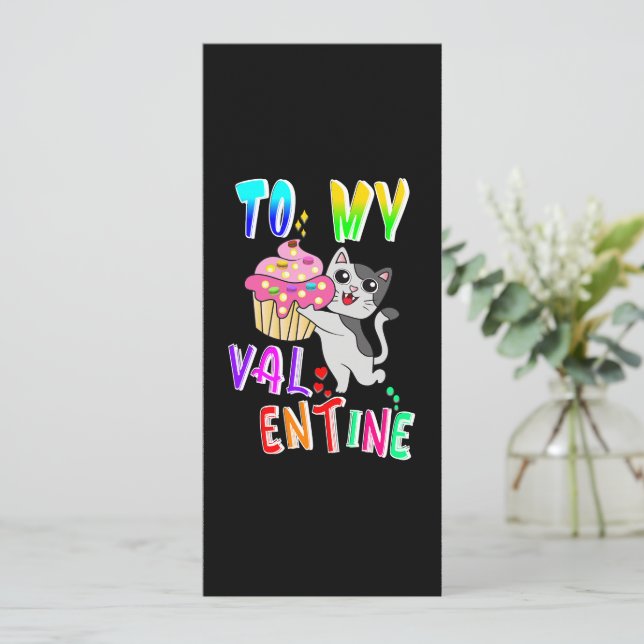 Faire-part À ma Saint Valentin (Debout devant)