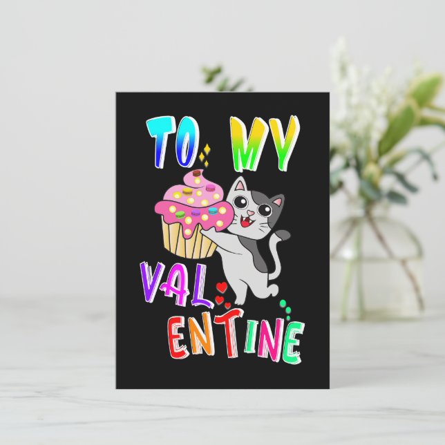 Faire-part À ma Saint Valentin (Debout devant)