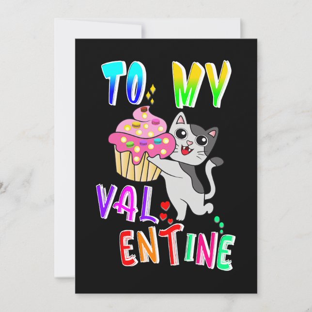 Faire-part À ma Saint Valentin (Devant)