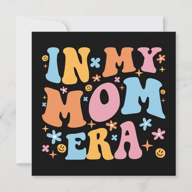 Faire-part À mon ère de maman je (Devant)