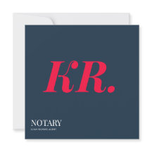 Agent de signature de notaire public Monogramme  b