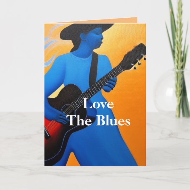 Faire-part Aimer Les Blues (Devant)