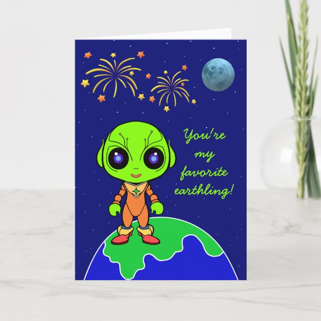 Faire-part Alien Valentine's Day card by Jo Images (Devant)