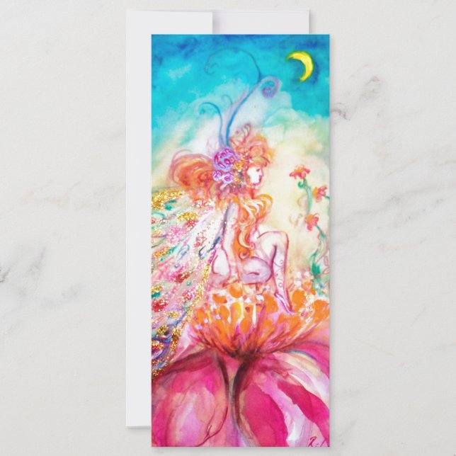 Faire-part ALTHEA, champagne bleu rose jaune papier métalliqu (Devant)