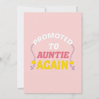 Faire-part Anniversaire De Grossesse Mignonne : Promu À La Ta