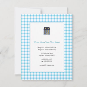 Faire-part Annonce de déménagement Gingham Home