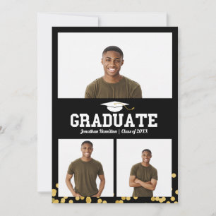 Faire-part Annonce de diplôme d'études secondaires 3 Photo
