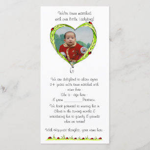 Faire-part Annonce de la mise en correspondance