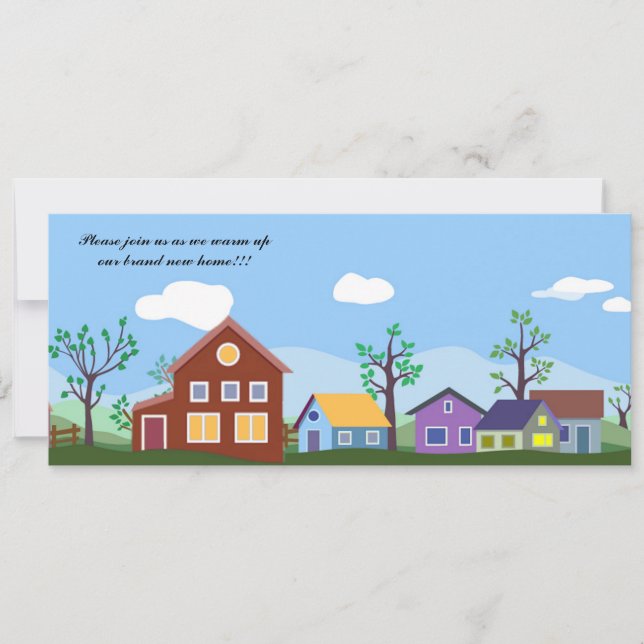 Faire-part Annonce de la première maison (Devant)