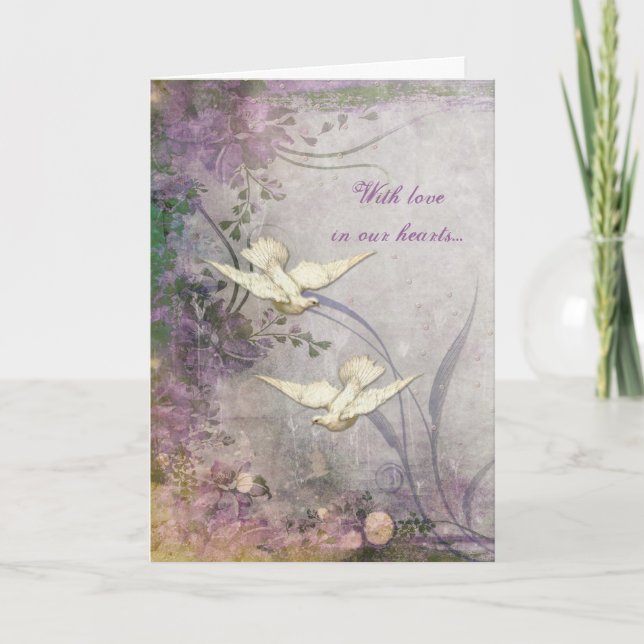 Faire-part Annonce de mariage ou tout usage amoureux (Devant)