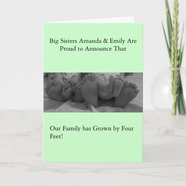 Faire-part Annonce de naissance (Devant)