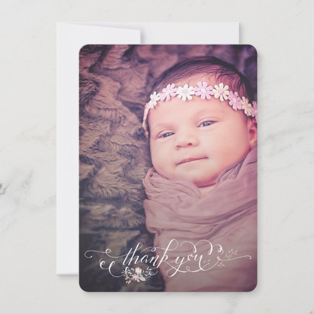 Faire-part Annonce de naissance Merci Sip & See pour Bébé Fil (Devant)