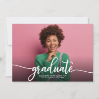 Annonce de remise de diplôme de lycée simple et ch