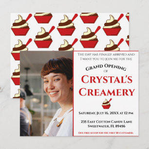 Faire-part Annonce d'ouverture officielle