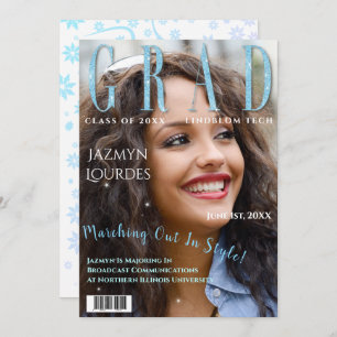 Faire-part Annonce d'un diplôme d'études supérieures