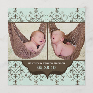 Faire-part Annonces de Bentley James BIrth