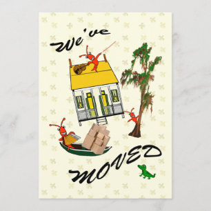 Faire-part Annonces mobiles d'écrevisses mignonnes de Cajun