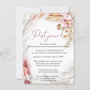 Faire-part aquarelle rose poudré clair de mariage 