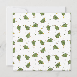 Faire-part Arbre de Noël avec étoile