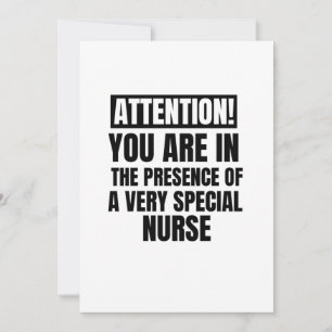 Faire-part Attention, vous êtes en présence d'un très spécial