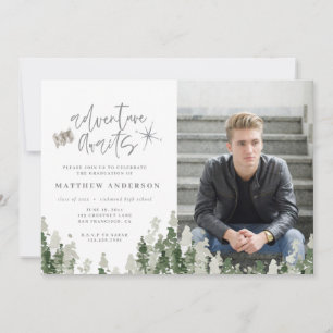 Faire-part Aventure attend la remise de diplômes photo faire-