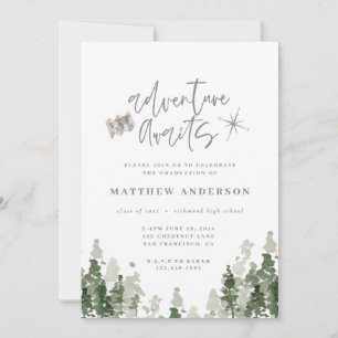 Faire-part Aventure attend la remise de diplômes photo faire-