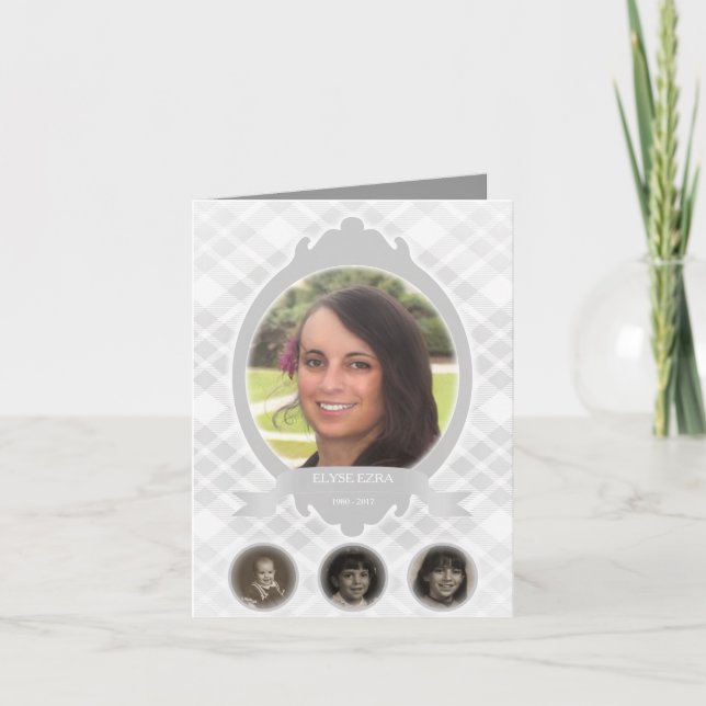 Faire-part avis de décès (Devant)