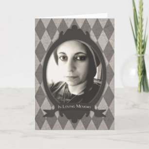 Faire-part avis de service commémoratif