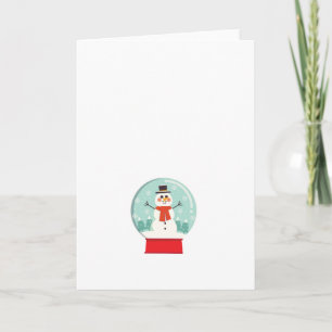 Faire-part Baby shower de grossesse des neiges du Globe de la