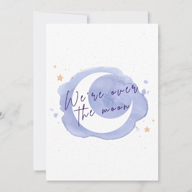 Faire-part baby shower ou invitation (Devant)