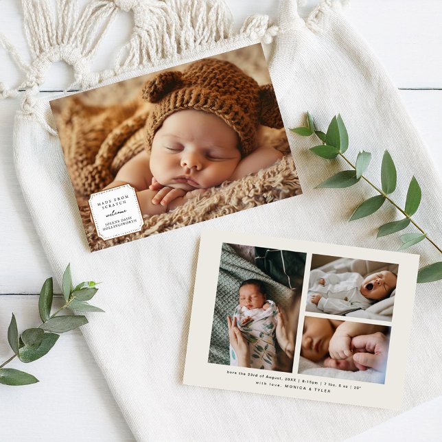 Faire-part Balise Mignée À Partir De La Balise Scratch | 4 Ph (Créateur téléchargé)