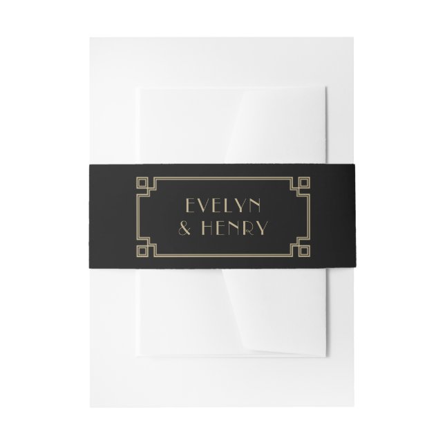 Faire-part Bandeau de ventre d'invitation (Devant example)