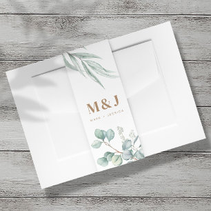 Faire-part Bandeau de ventre pour invitation de mariage Eucal