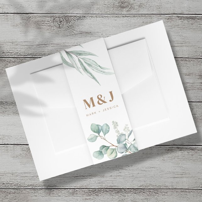 Faire-part Bandeau de ventre pour invitation de mariage Eucal (Créateur téléchargé)