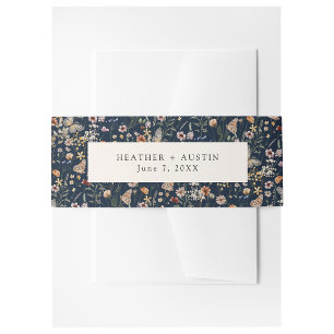 Faire-part Bandeau de Ventre pour Invitation Florale Bohème B