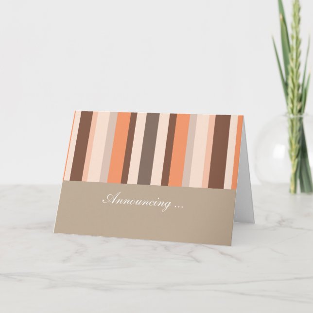 Faire-part Bandes de décoration (Devant)