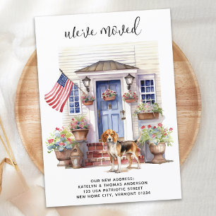 Faire-part Beagle Patriotique Personnalisé Animaux de Compagn