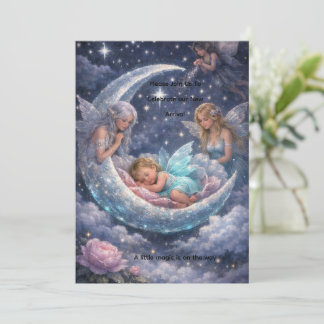 Faire-part bébé Arrivée au clair de lune