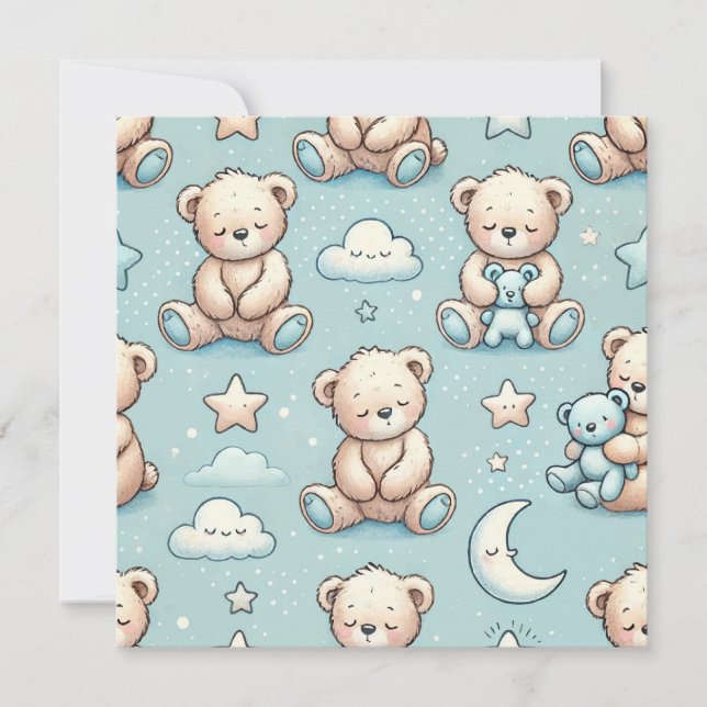 Faire-part bébé garçon (Devant)