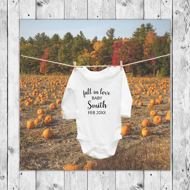 Faire-part Belle Citrouille Tombe Dans L'Amour Automne Photo  (pumpkin fall in love digital pregnancy announcement autumn pregnancy reveal )