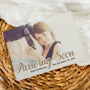 Faire-part Bientôt Arrivée Grossesse Photo