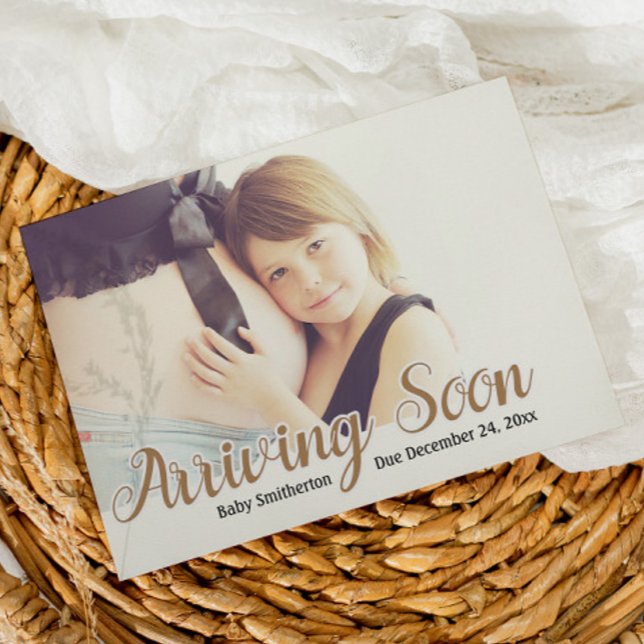 Faire-part Bientôt Arrivée Grossesse Photo (Créateur téléchargé)
