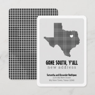 Faire-part Black Gone South, Y'All Moving