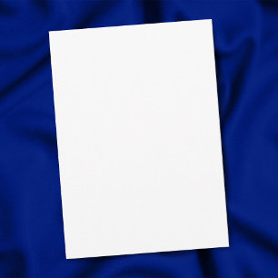 Faire-part Blanc clair 5 po x 7 po Blanc mat Graduation