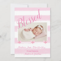 Blessé Pink Photo Script Personnaliser La Naissanc