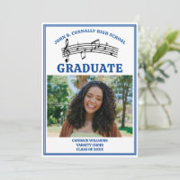 Bleu Lycée Chorale Photo Graduation
