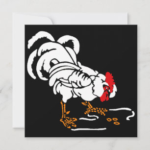 Faire-part Bois de l'État victorien Animaux de ferme Cochons