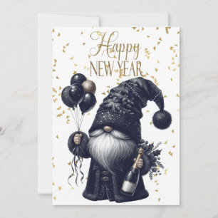 Faire-part Bonne année Gnome