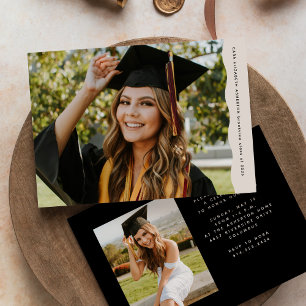 Faire-part Bord ondulé moderne simple deux graduations photo