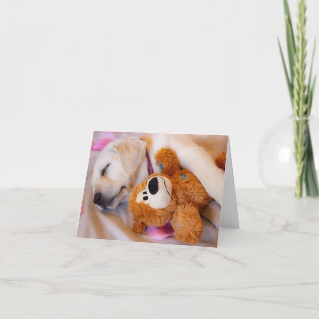 Faire-part Bouddles de chiots (Devant)